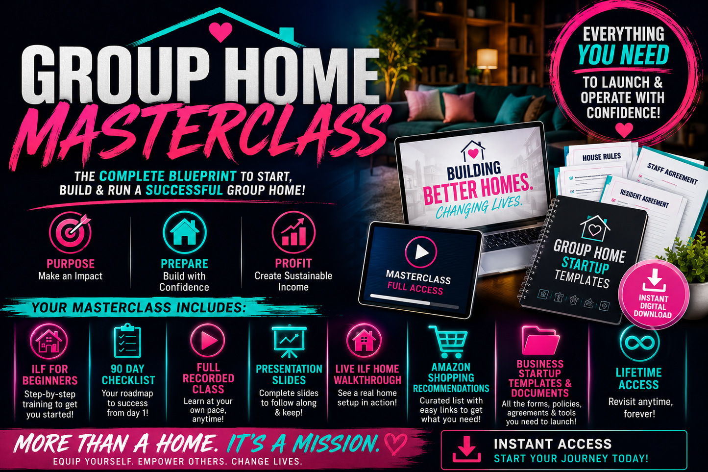Group Home Masterclass: The Complete Startup Blueprint for Independent Living & Residential Housing