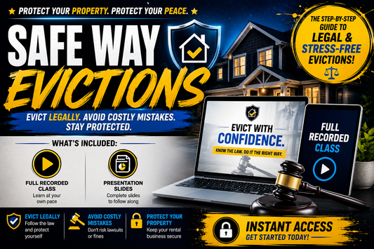Safe Way Evictions: The Step-by-Step Guide to Legal & Stress-Free Evictions